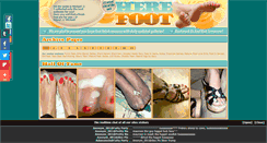 Desktop Screenshot of herefoot.com